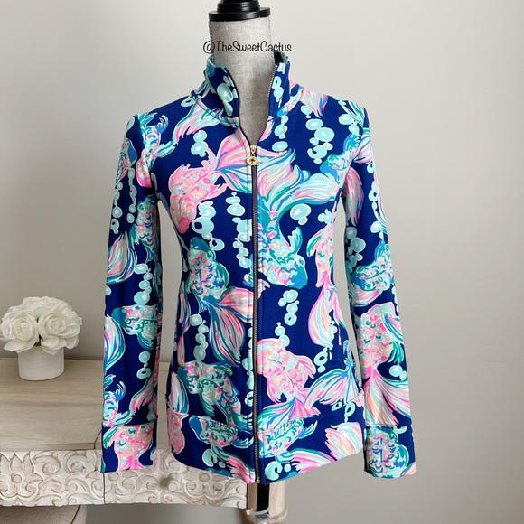 Lilly Pulitzer Going Coastal Reagan Full Zip Jacket XS - Picture 7 of 13